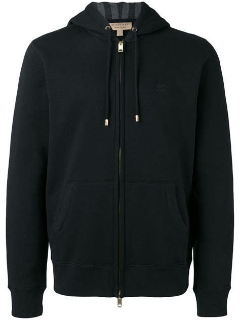 mens burberry zip up hoodie|burberry zip up hoodie black.